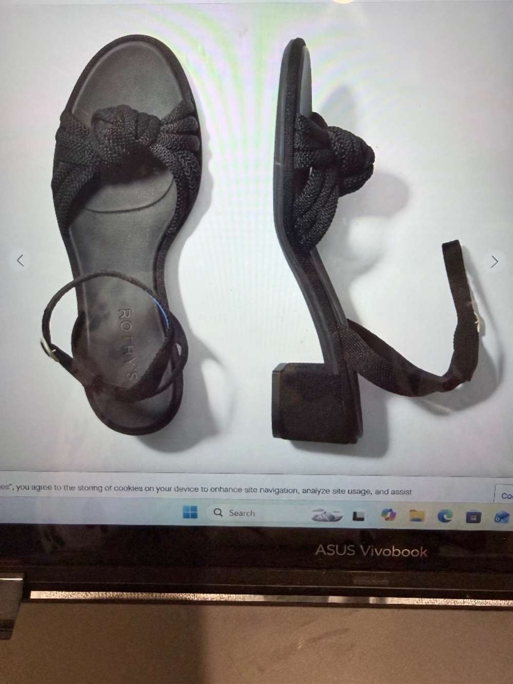 Rothy's The Knot Sandal - size 7 1/2 : brand new never worn